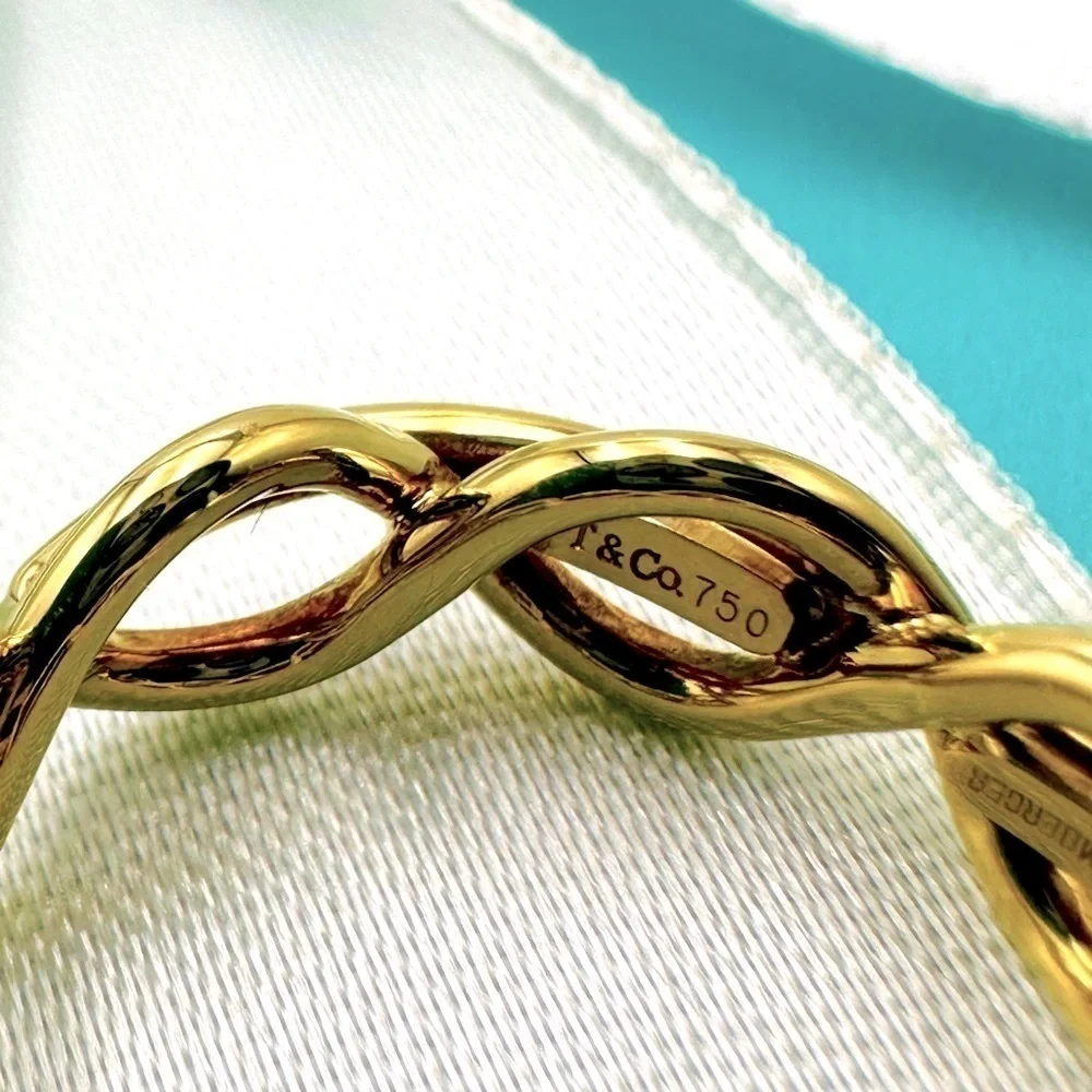RARE Tiffany & Co. 1980 Jean Schlumberger 18K Yellow Gold Ring with Packaging